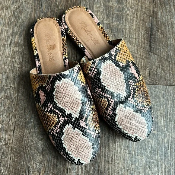 Madewell The Cory Mule in Snake Embossed Leather - Picture 5 of 13